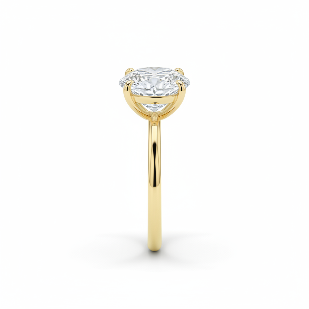 Solitaire Ring – Oval Diamond