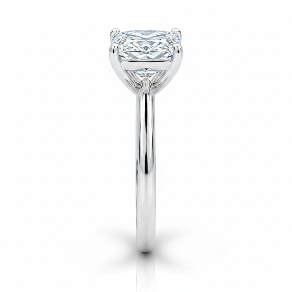 princess diamond solitaire ring