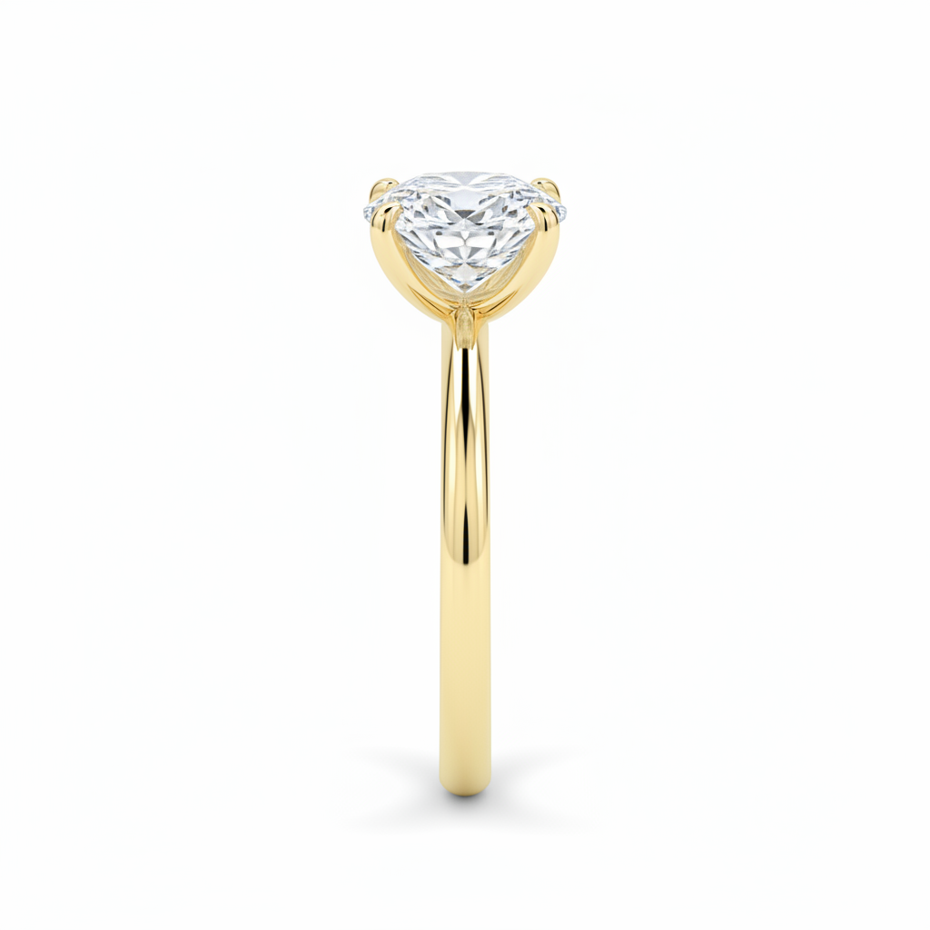 princess diamond solitaire ring