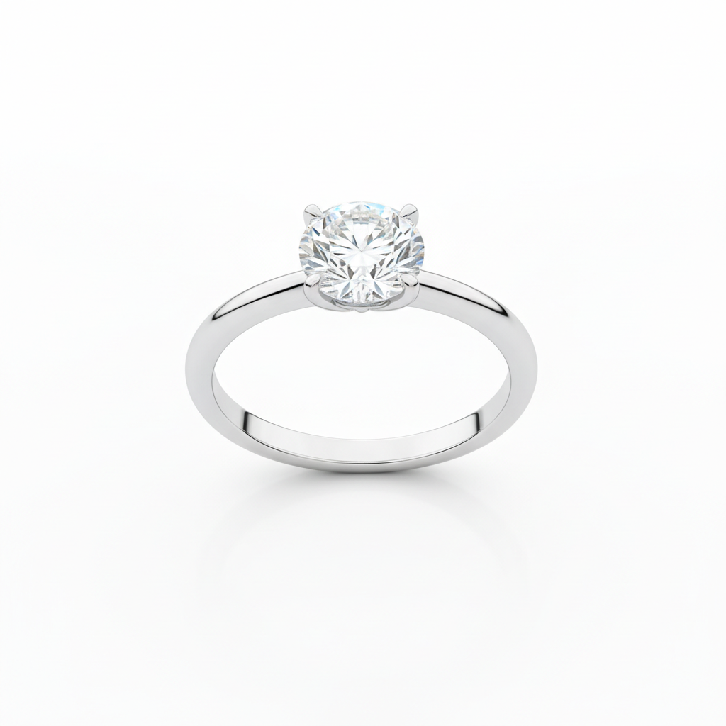 Solitaire Ring – Round Brilliant Diamond